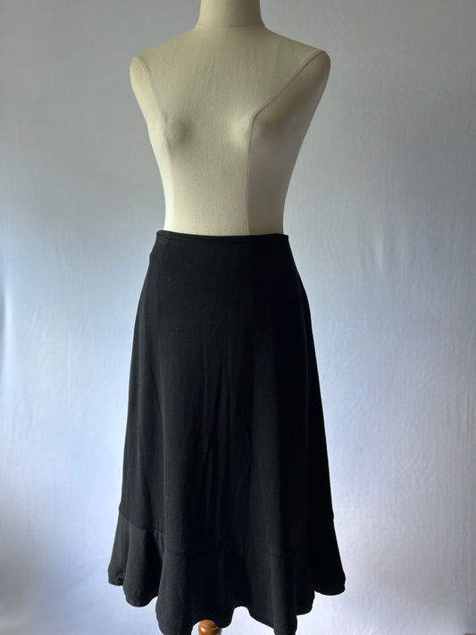 Jane Daniels Black Merino Wool skirt – Size 10