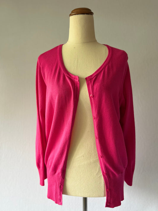 Pink Knit Cardigan – Size L