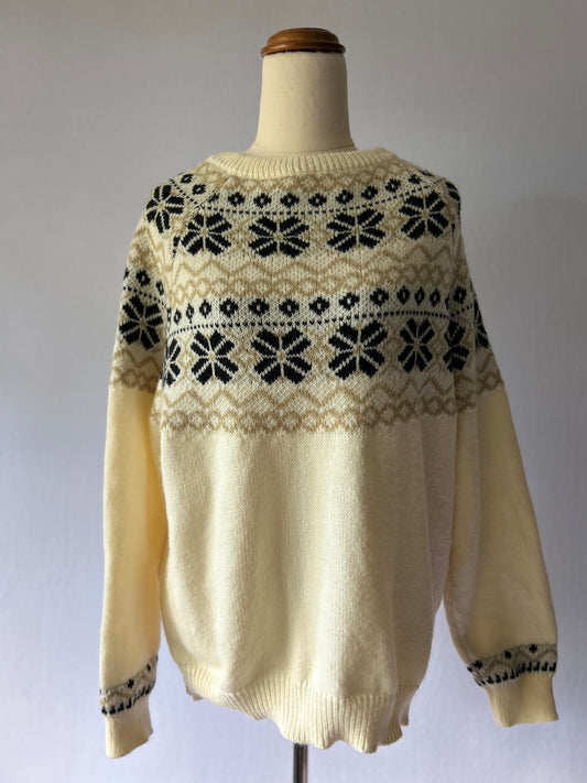 Fair Isle Sweater – Size M, Polyester
