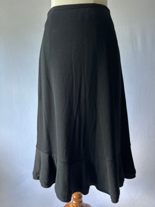 Jane Daniels Black Merino Wool skirt – Size 10