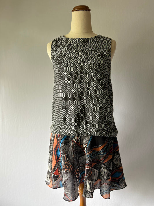 Cantão Printed Dress – Size Small