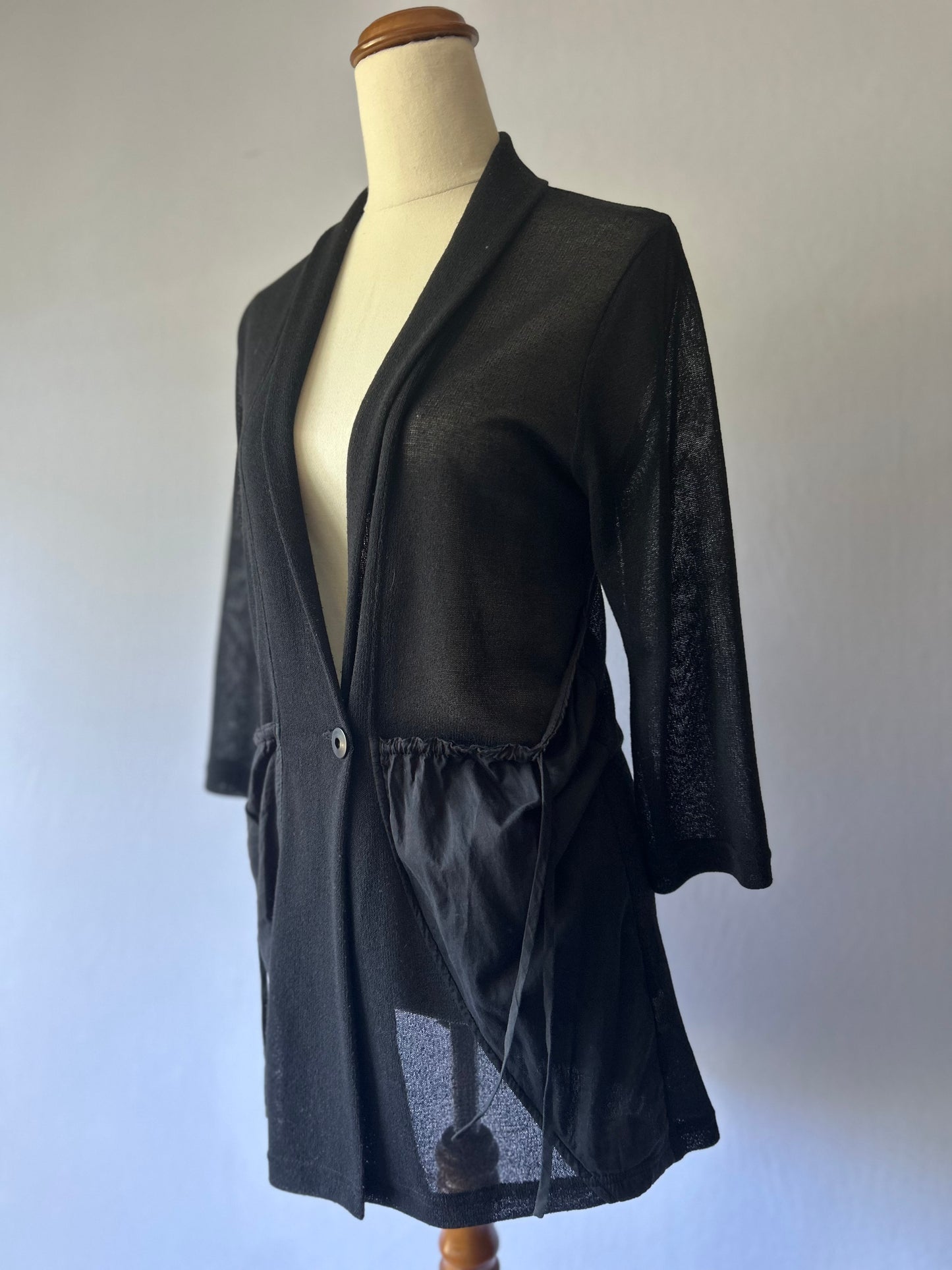 SAS Black Cotton Jacket – Size Small