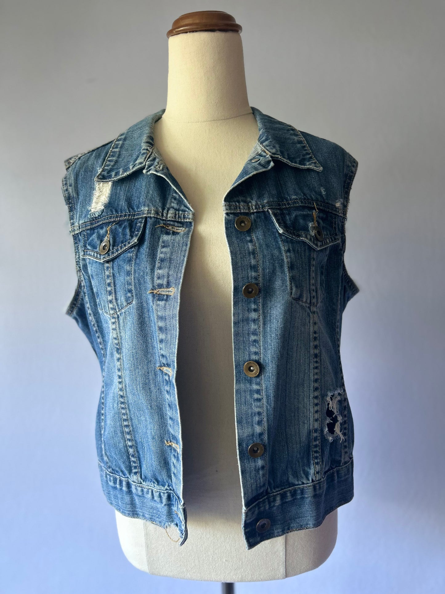 Denim Vest – Size Small