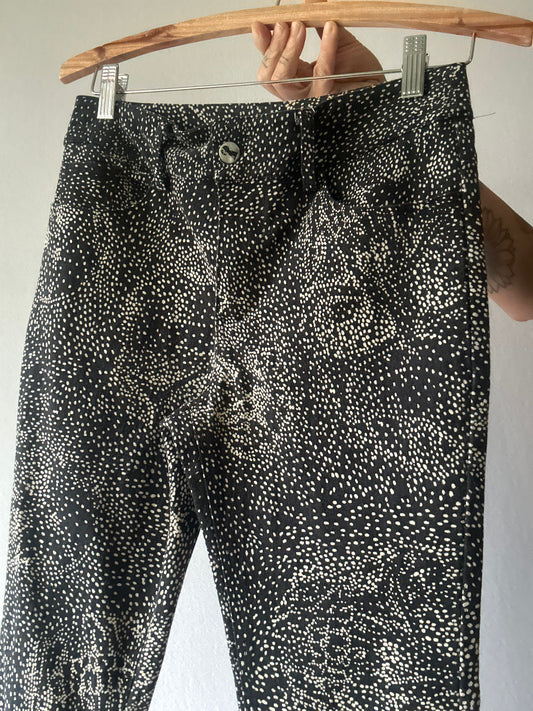 Stolen Girlfriends Club Printed Rose Slim Jeans - Size 8