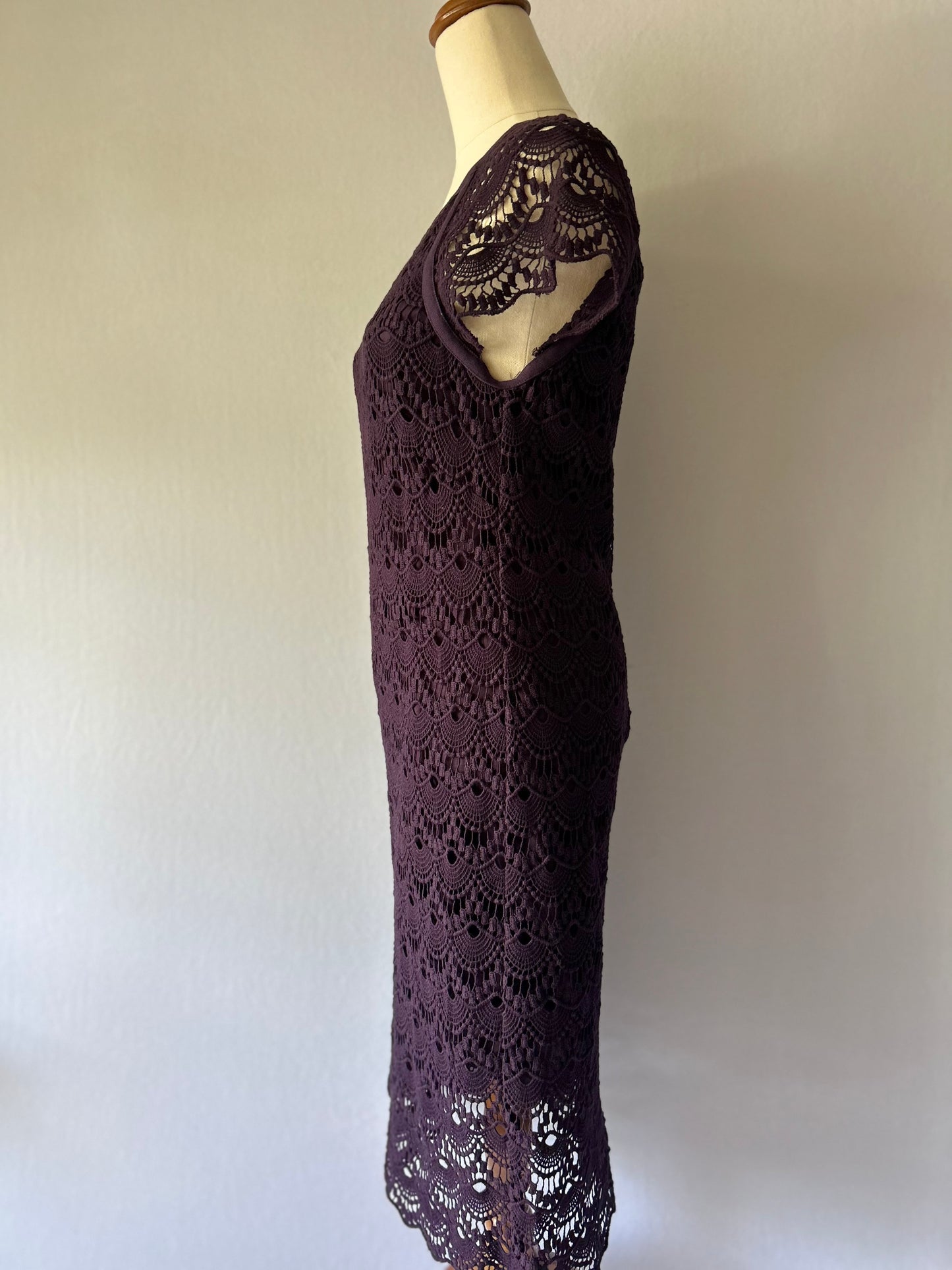 Grace Hill Lace Sheath Dress - 100% Cotton, size 10