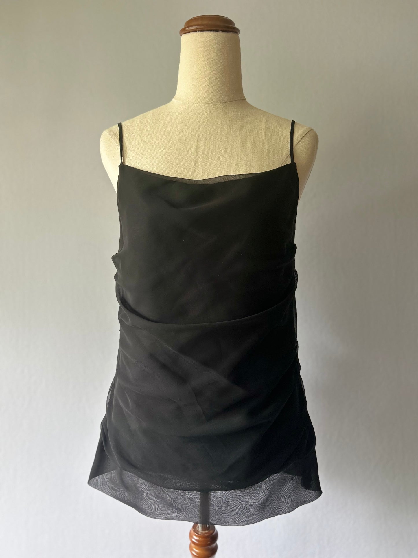 Kate Dowman Silk Chiffon Draped Camisole – Size 8