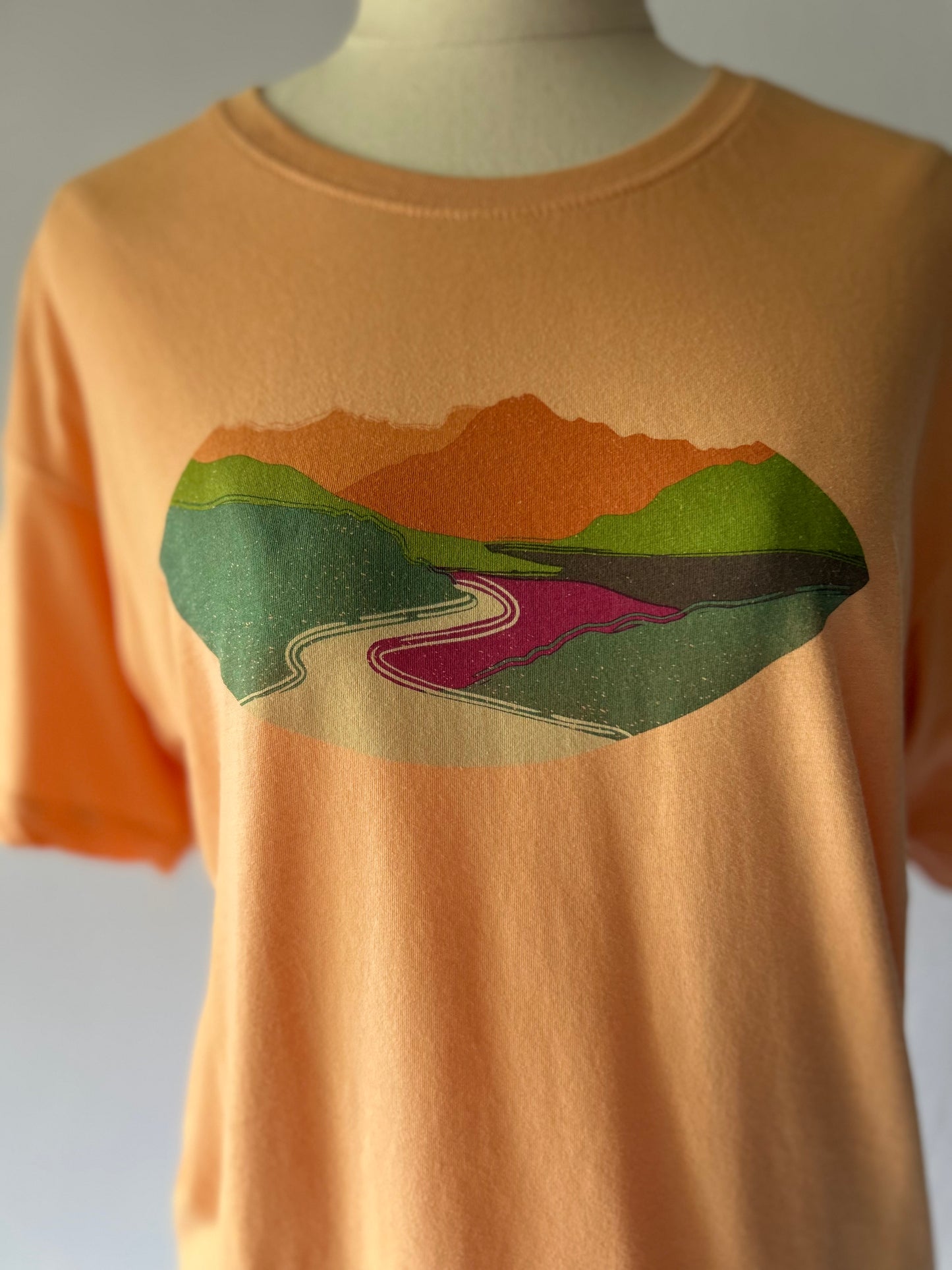 KATHMANDU Baby Look/Fitted Landscape Graphic T-Shirt