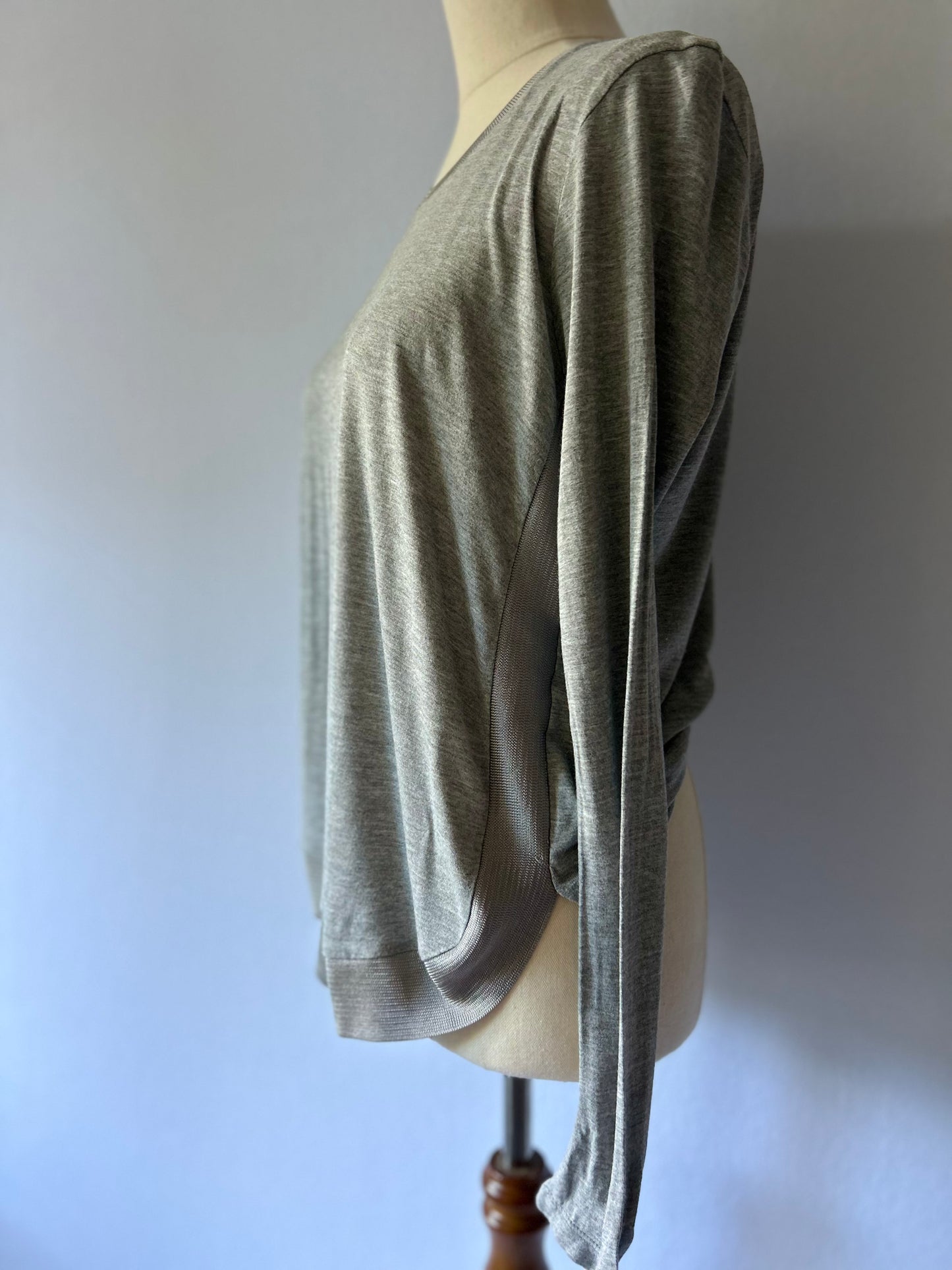 Zara Basic Cotton Long Sleeve Tee – Size S