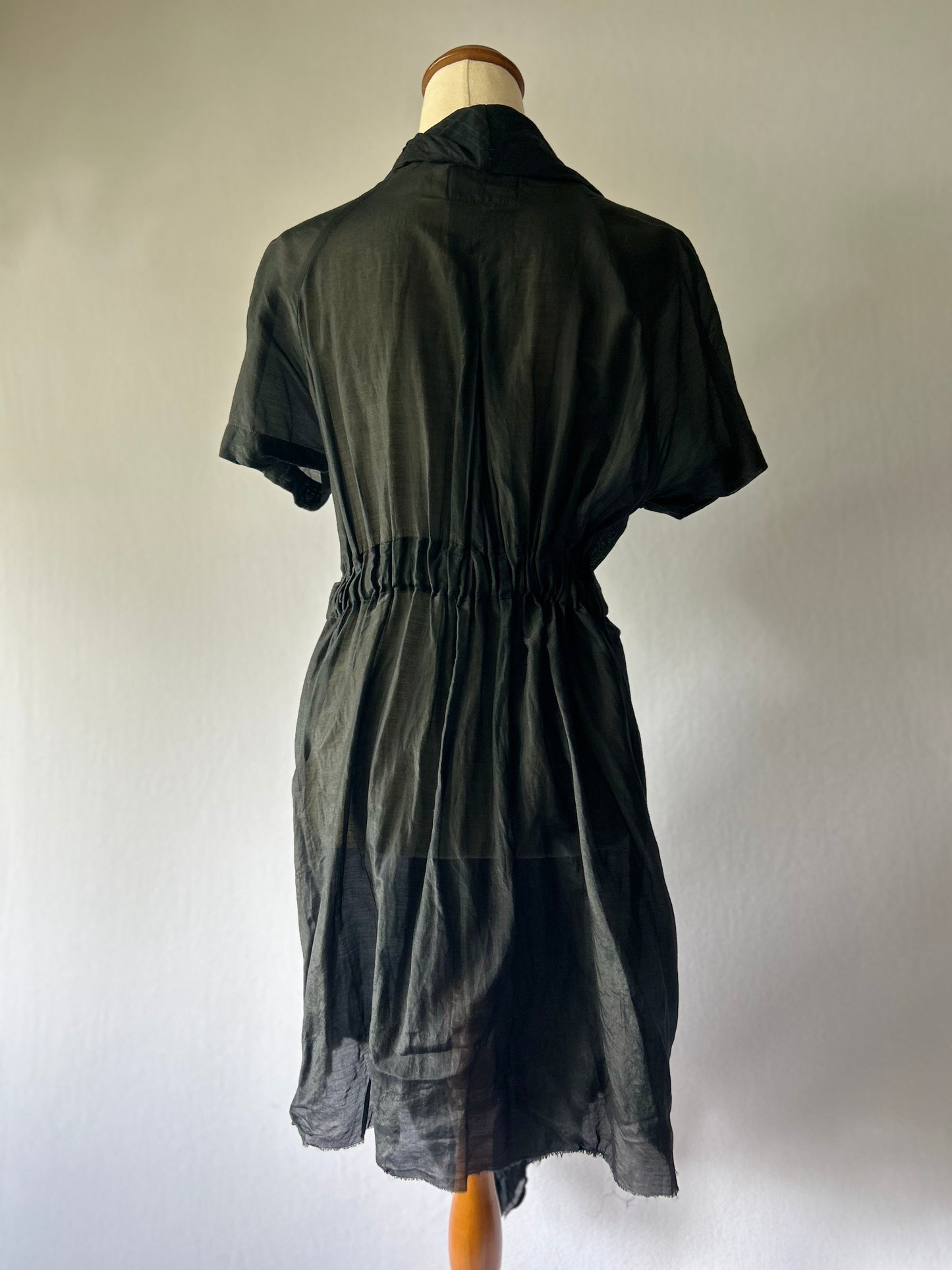 Nom*D Made in NZ Cotton-Silk "Wrap" Vest – Size 2