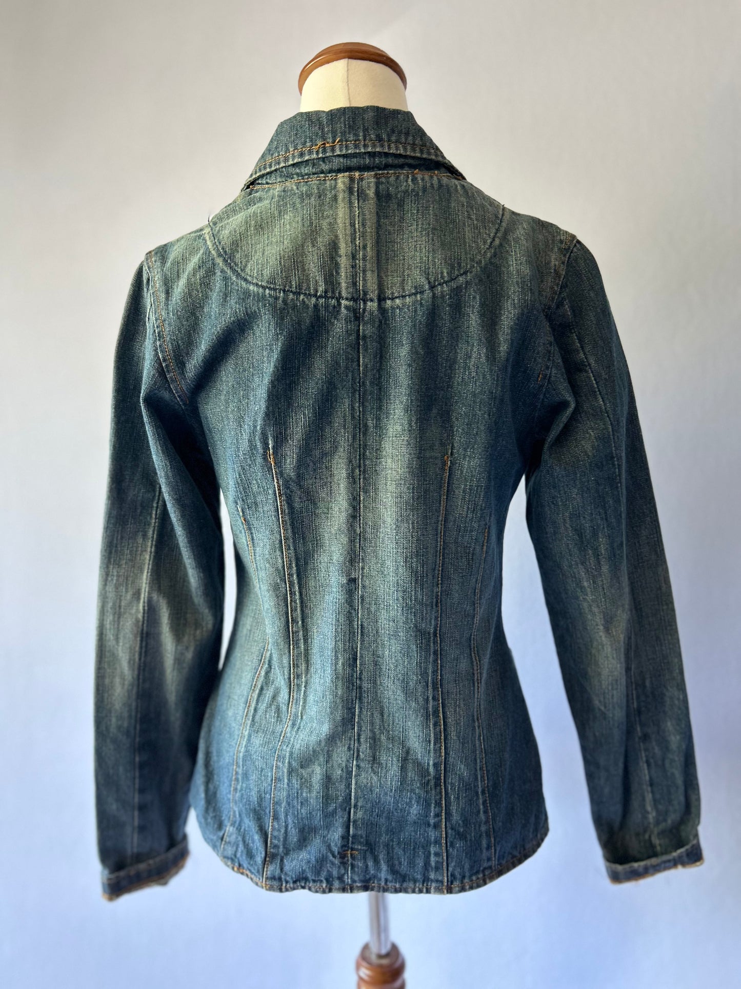 Chic & Tailored Cotton Denim Blazer - Short Fit (Size 8 / EUR 36)