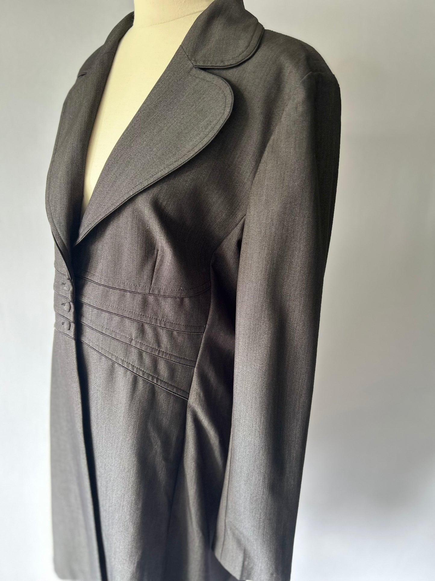 Staxs Tailored Longline Coat – Size 16