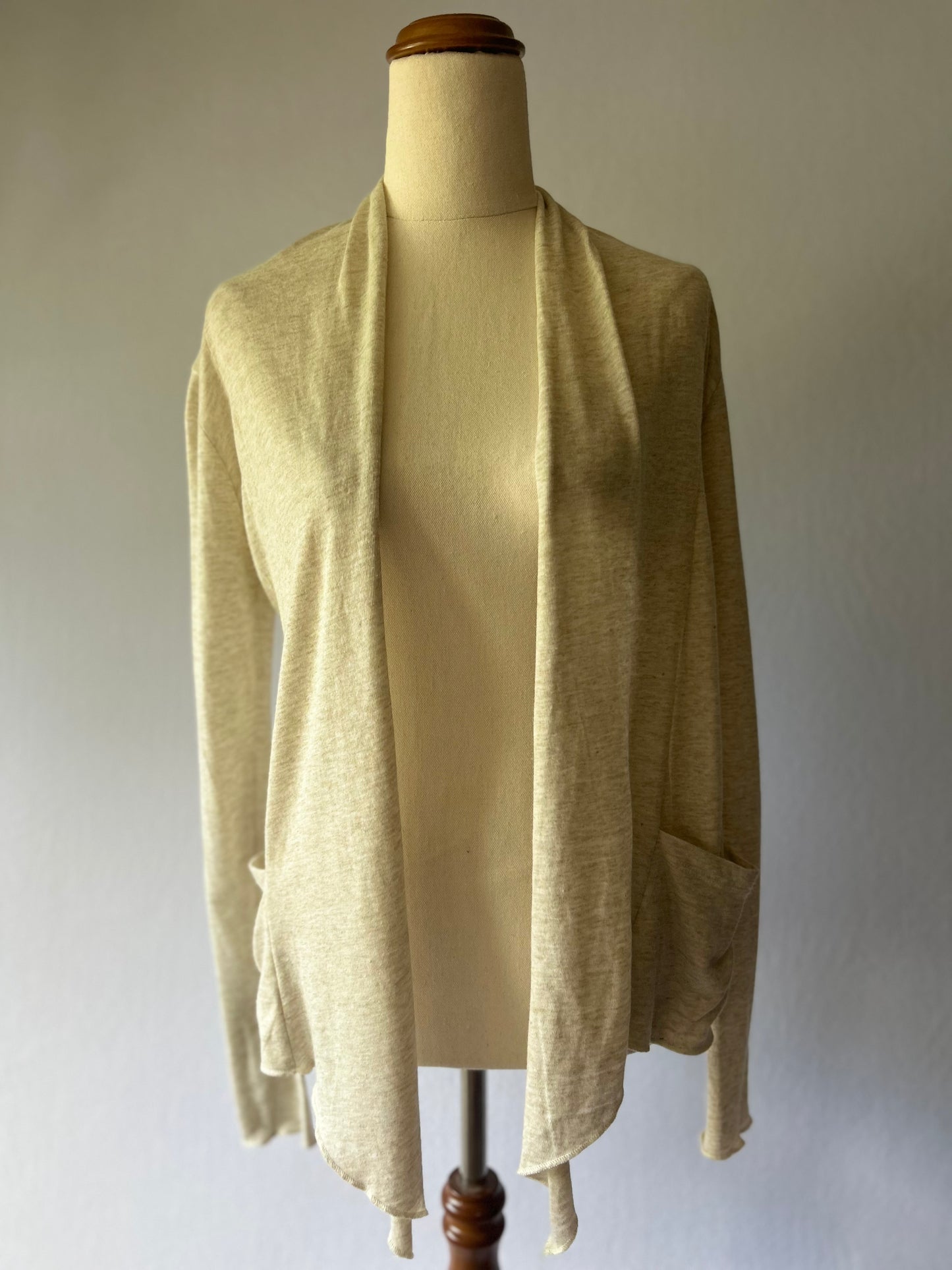 Beige Cotton Cardigan – Size M