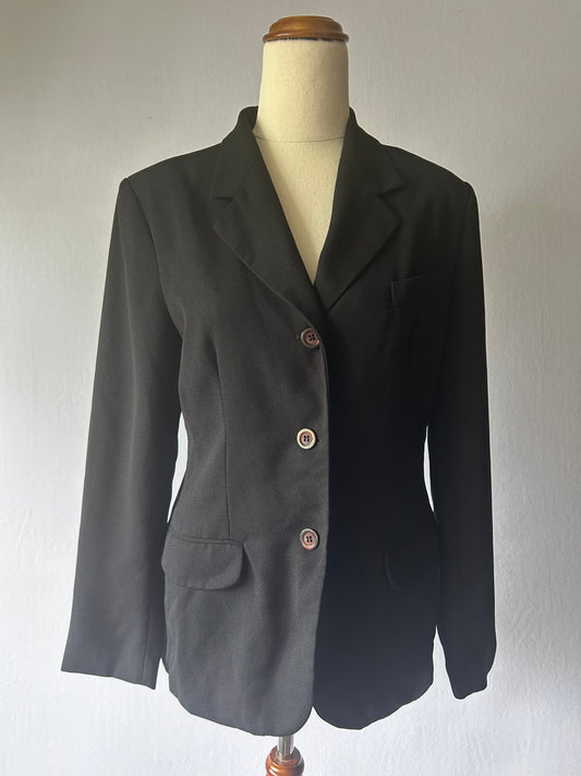 Classic Black Blazer – Size 10
