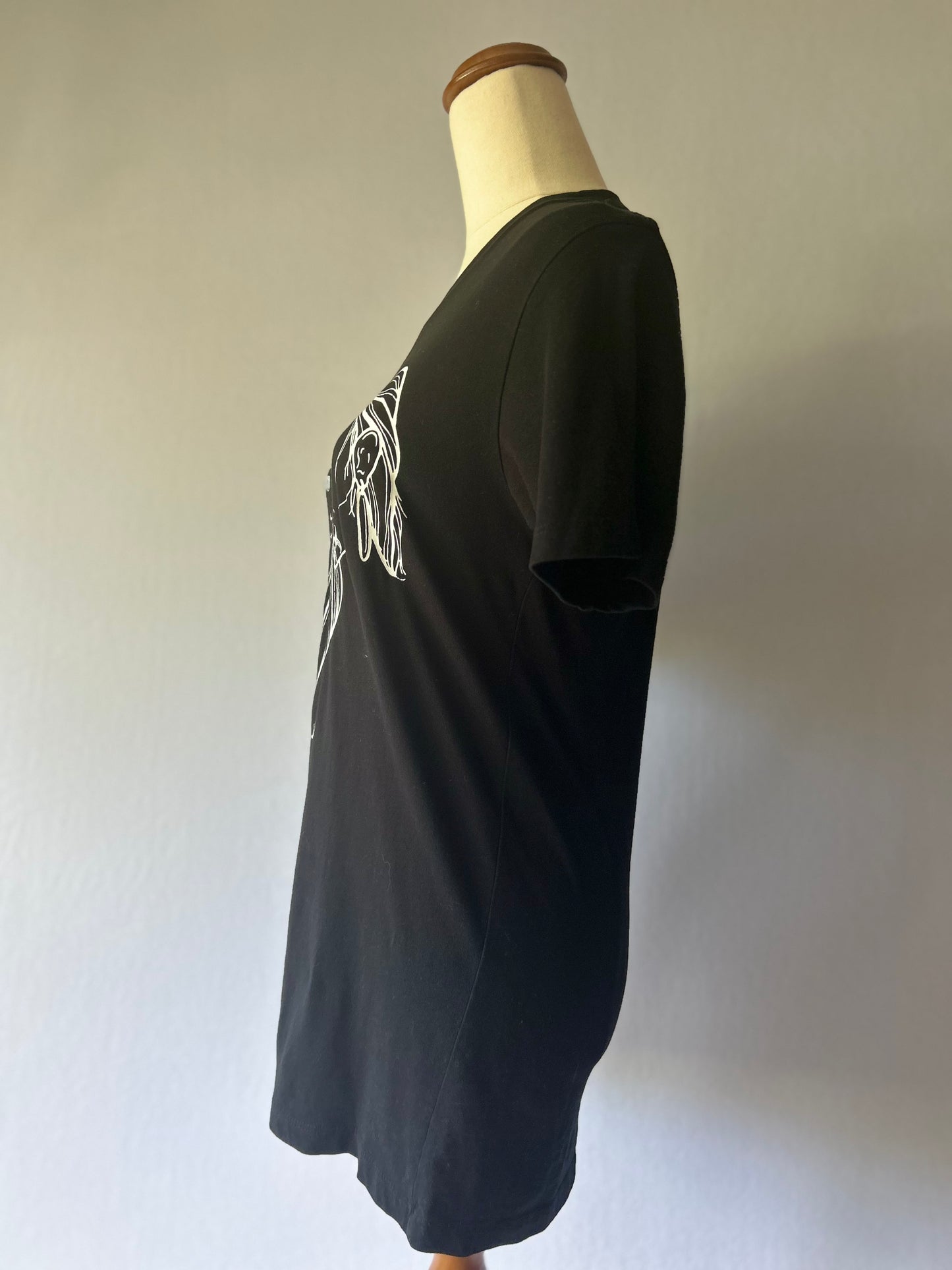 Moko Woman AS Colour Black T-Shirt – Size Small | 100% Cotton