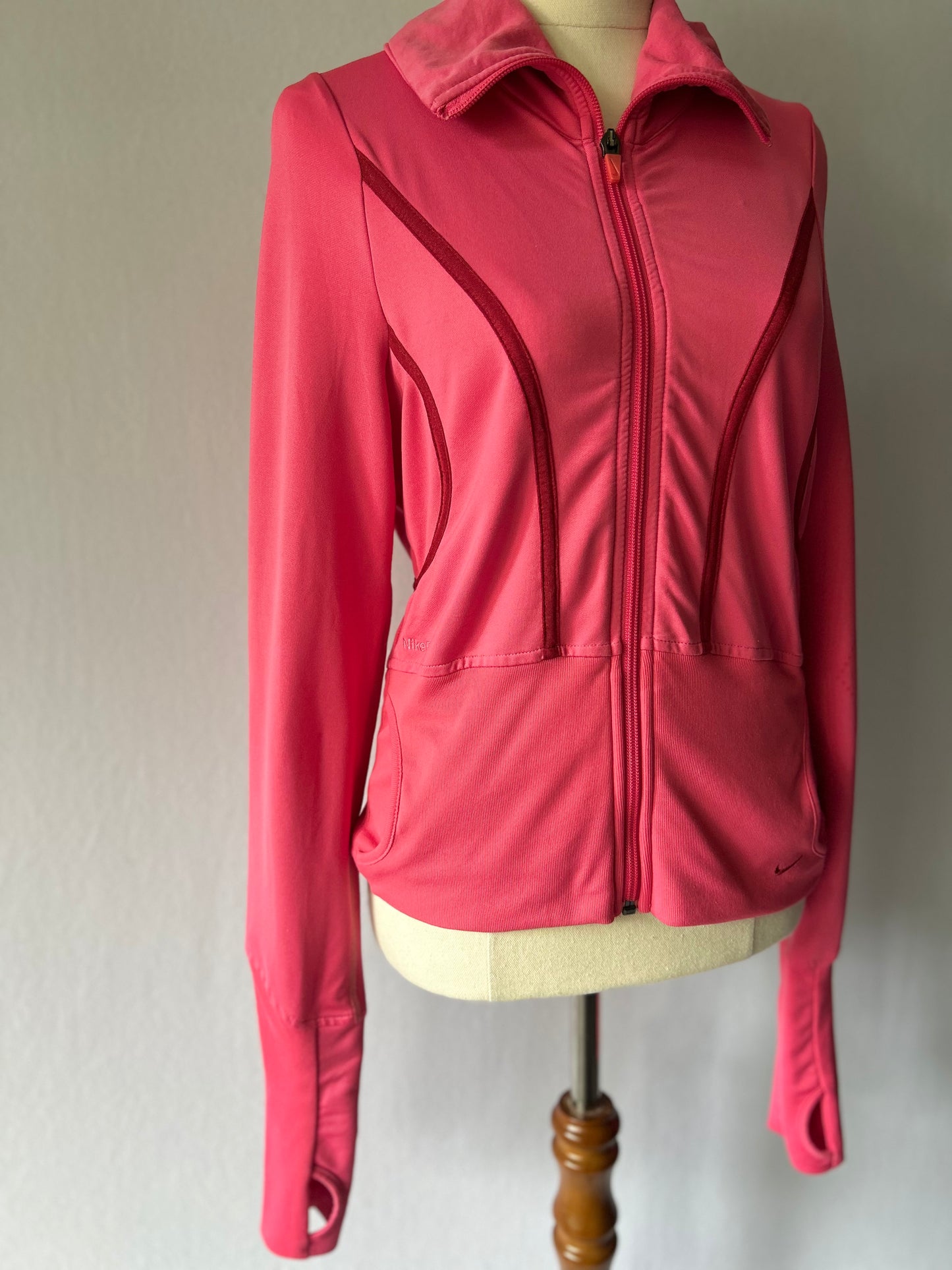 Nike Women's Fit Dry Athletic Jacket | Coral Pink | Size Small