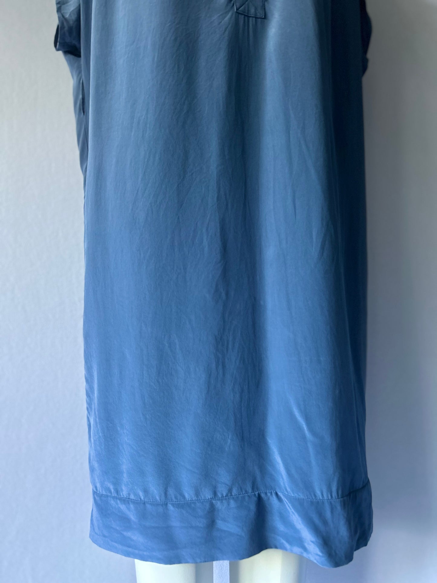 Zimmermann Silk Oversized Tunic Dress - Steel Blue - Size 1