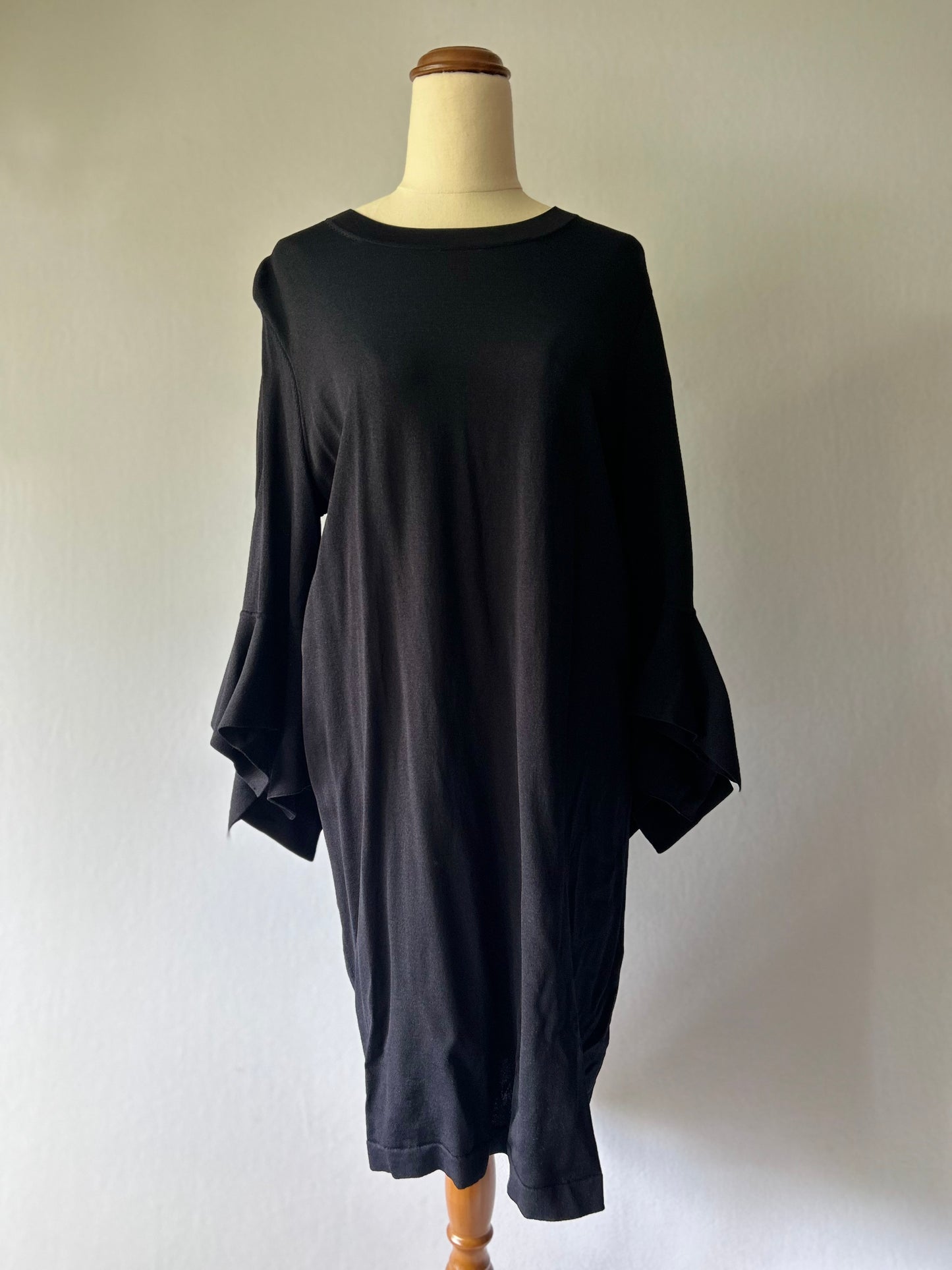 COS Flared Sleeve Viscose Shift Dress – Size M