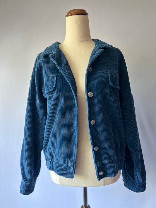 Blue Corduroy Jacket – Size L