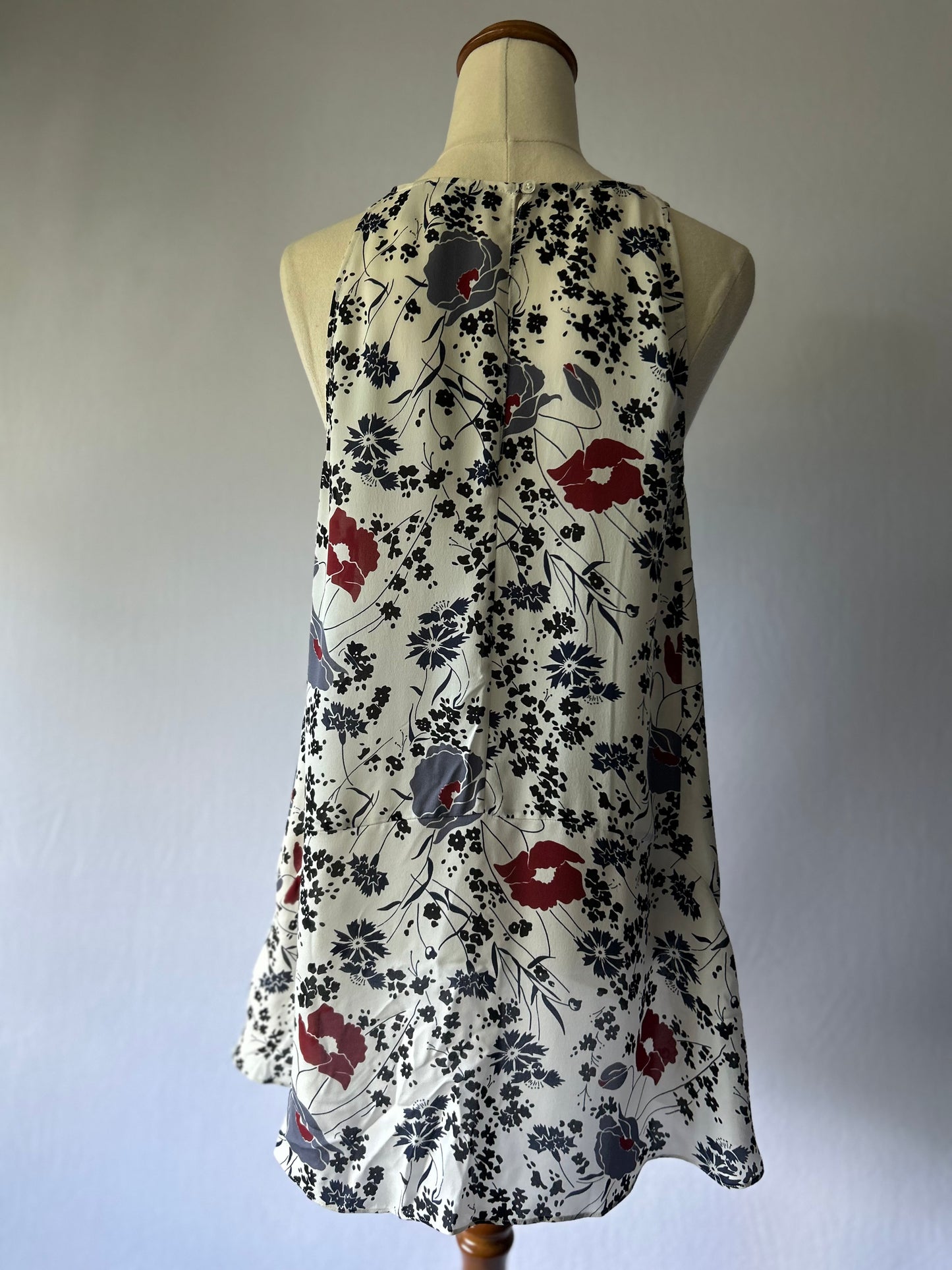 Theory Floral Silk Sleeveless Top – Size M
