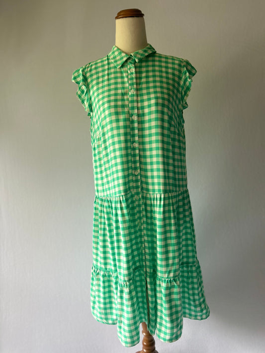 Papaya Gingham Tiered Mini Dress - Brand New with Tags - Size 10