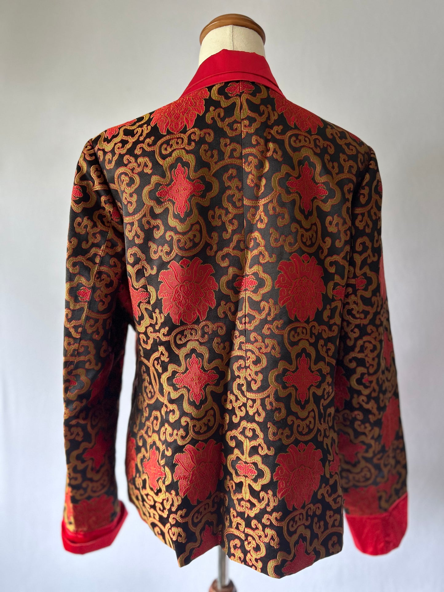 Vintage Silk Brocade Jacket – Size M/L