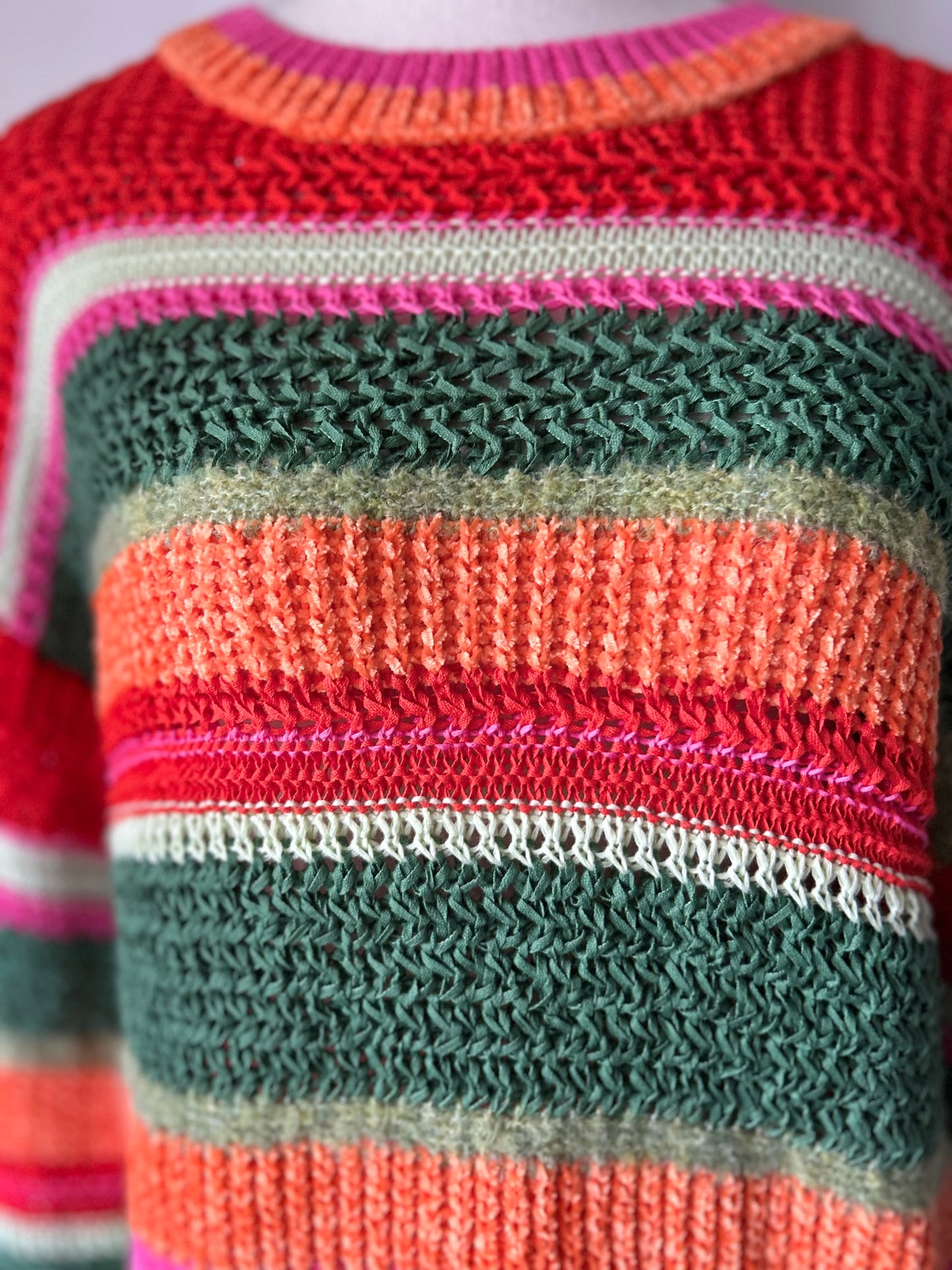 Striped Sweater Size Small  – Multicolor