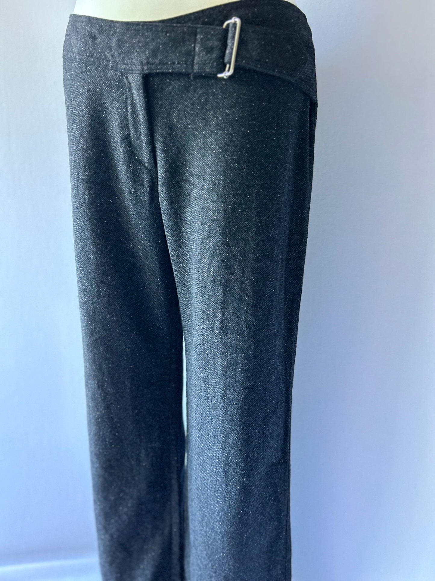 Max Tailored Check Trousers (Fabric Made in Italy) - Size 12