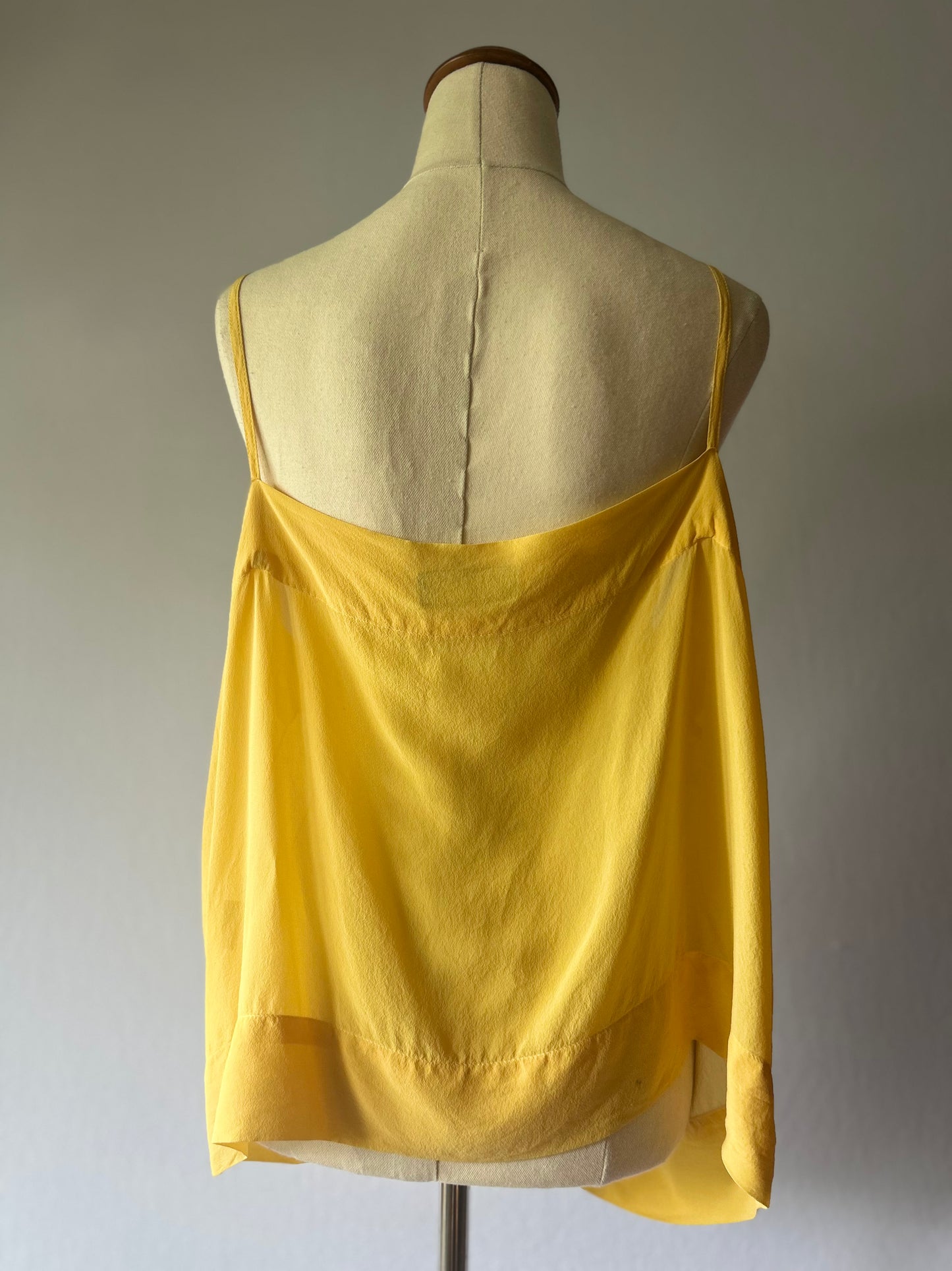 Pure Silk Gathered Cami Top - One Size
