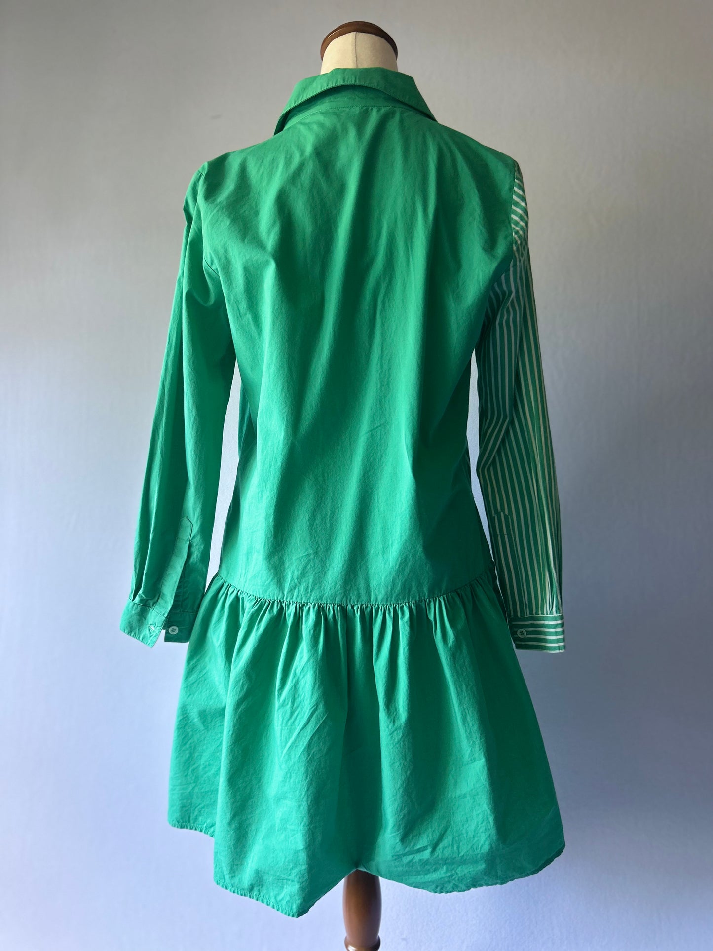 Green mint Cotton Shirt Dress – Size 6