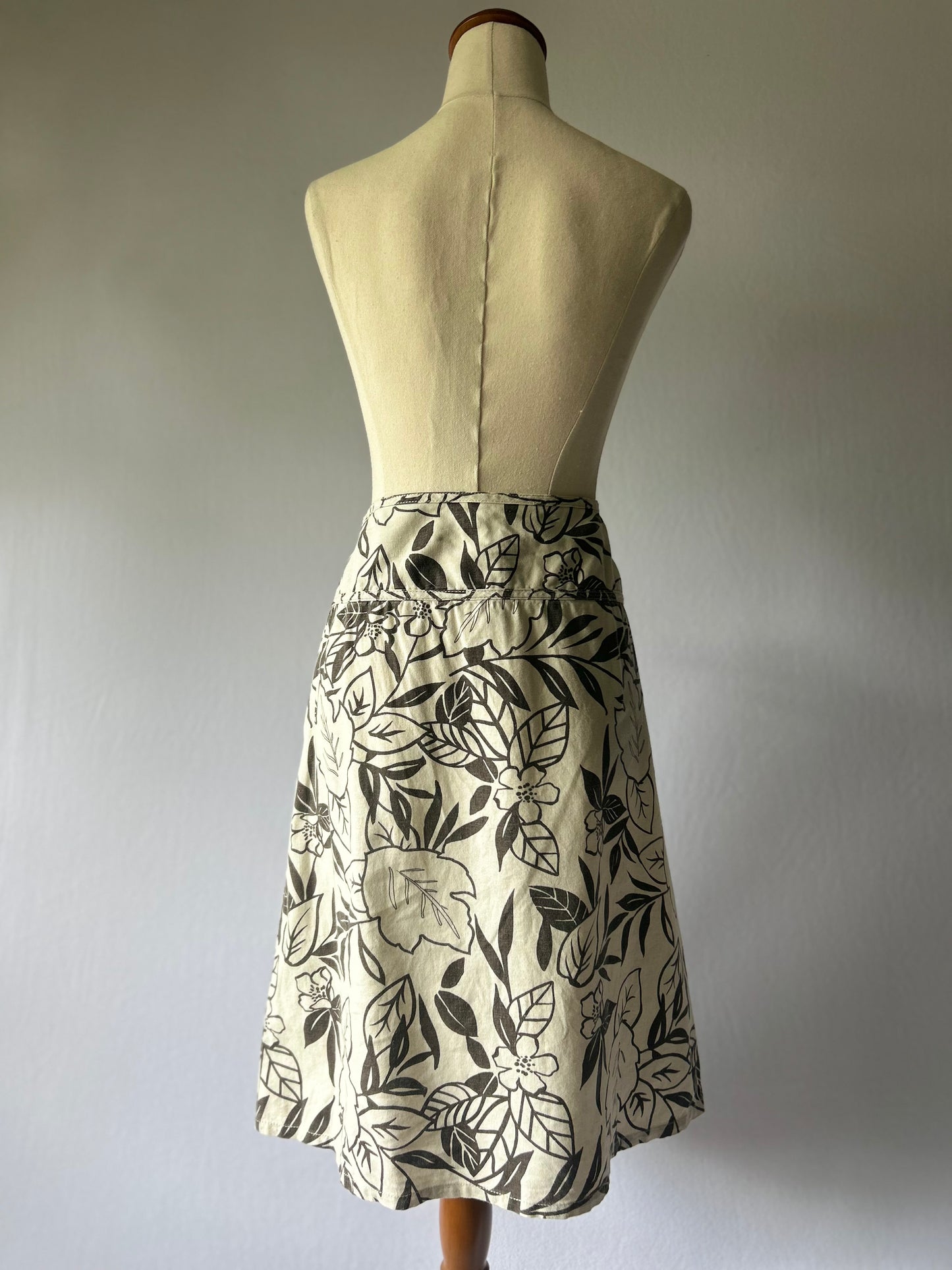 Floral Cotton Skirt – Size 12