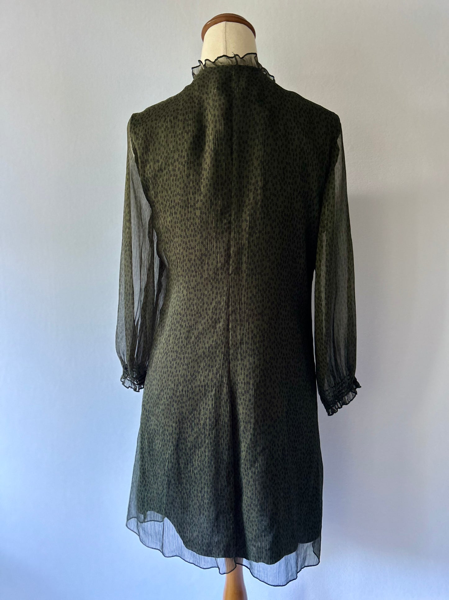Zara  Ruffle Midi Dress - Size S