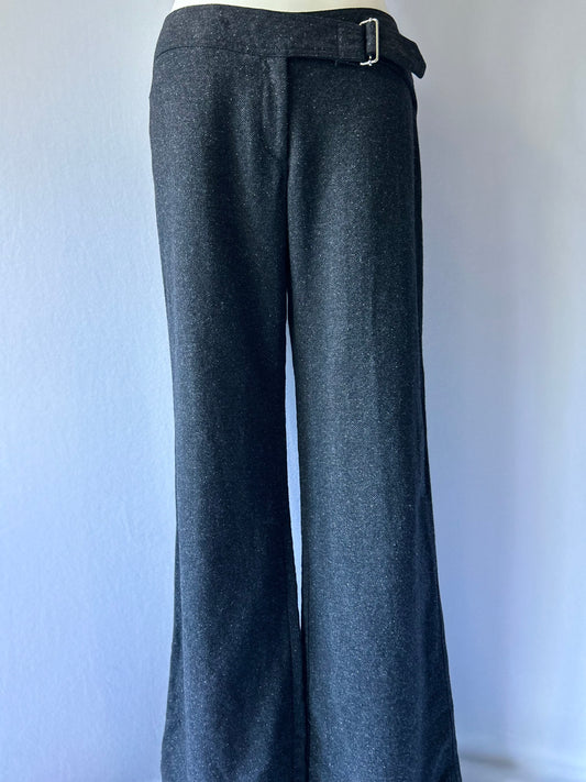 Max Tailored Check Trousers (Fabric Made in Italy) - Size 12