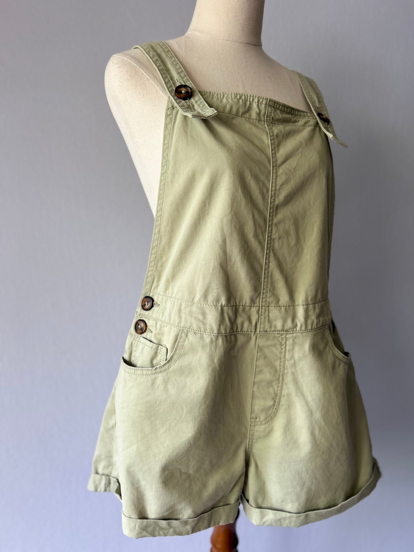 Green Cotton Overalls – Size 10