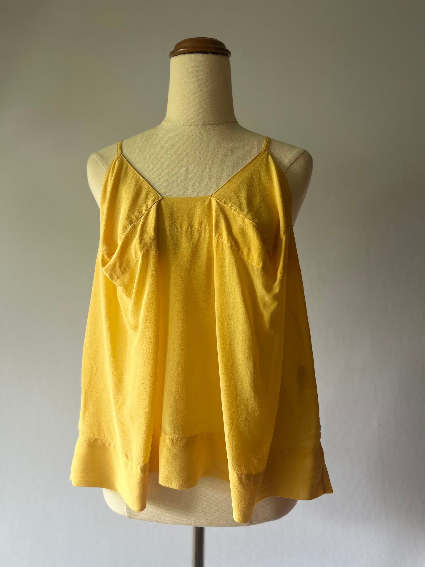 Pure Silk Gathered Cami Top - One Size