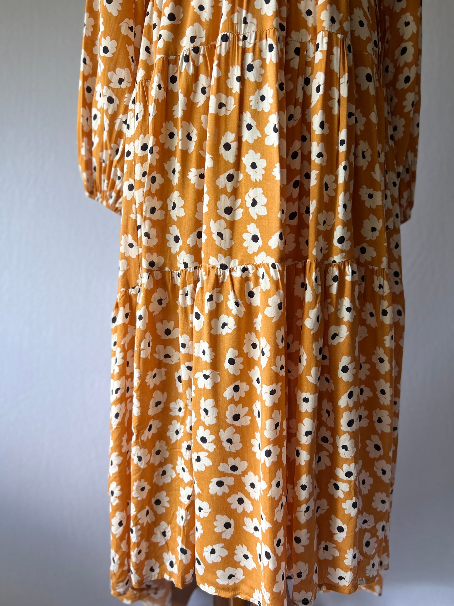 Floral Wrap Maxi Dress – Size 10