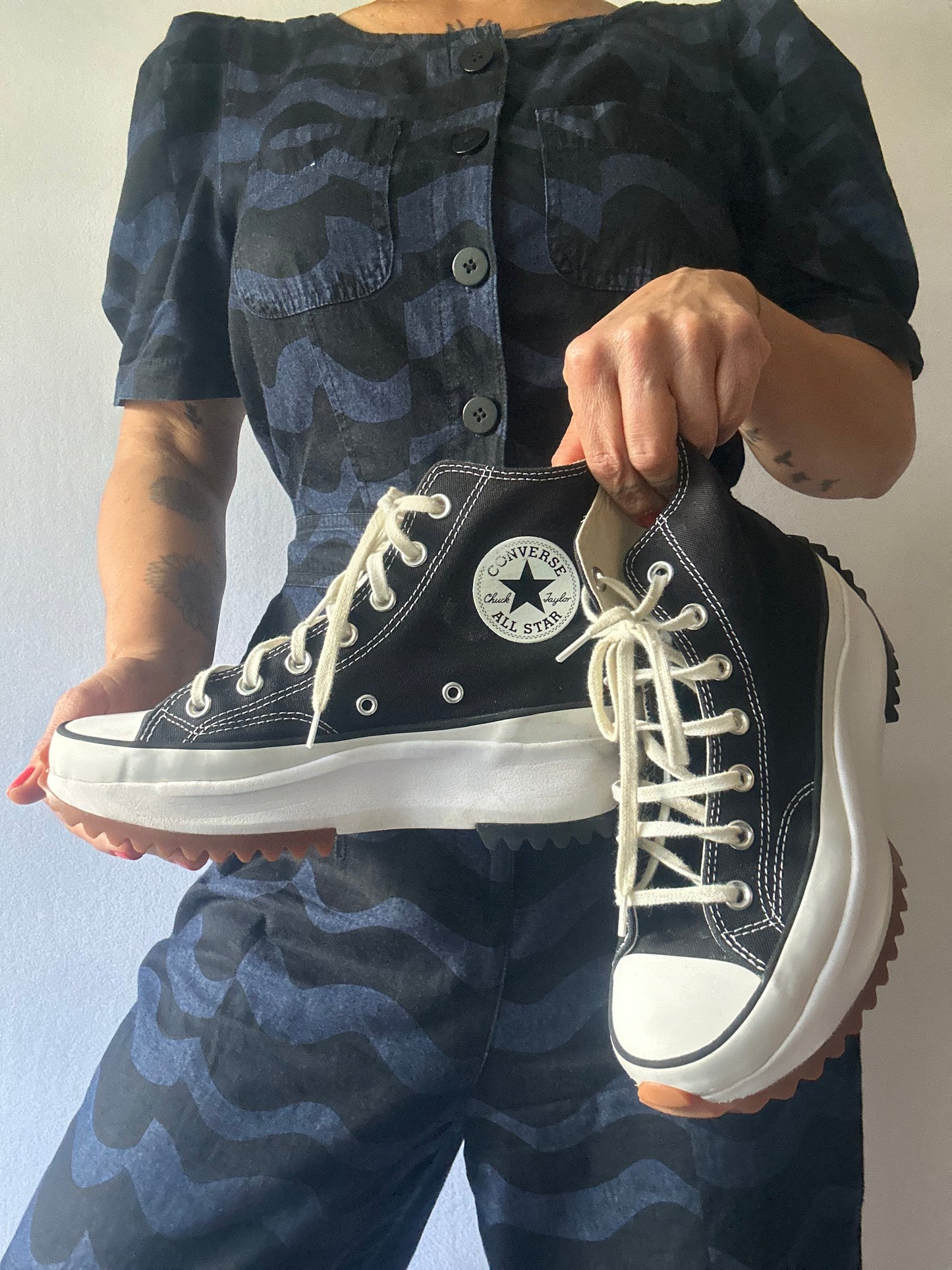 Converse Black Run Star Hike Trainers – UK 5.5 / EUR 38.5 / Men’s 6 / Women’s 7.5