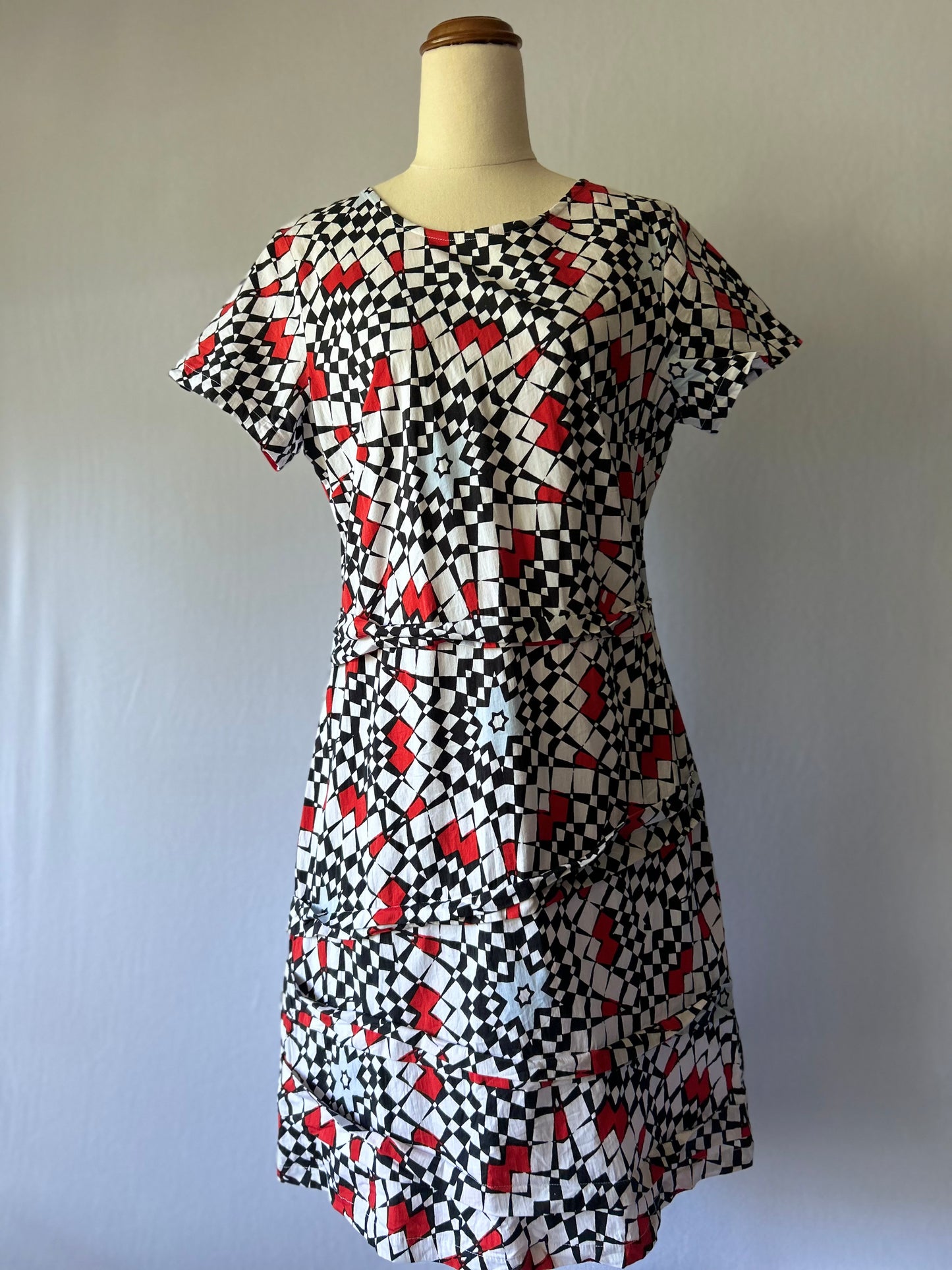 Geometric Print Dress – Size 14