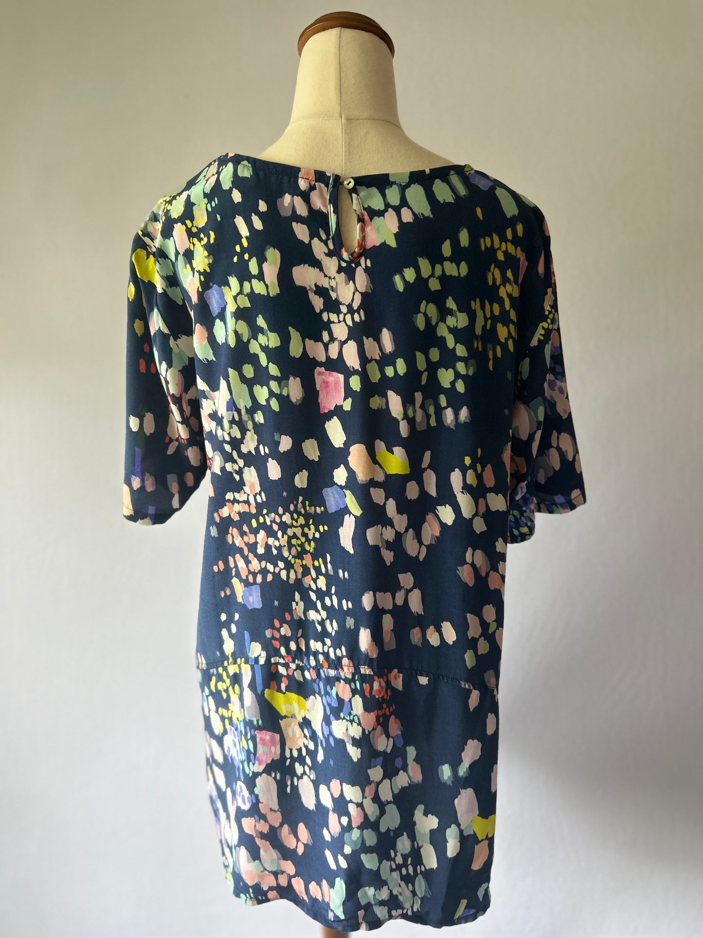 Verge Confetti Print Top – Size Small | Made in New Zealand