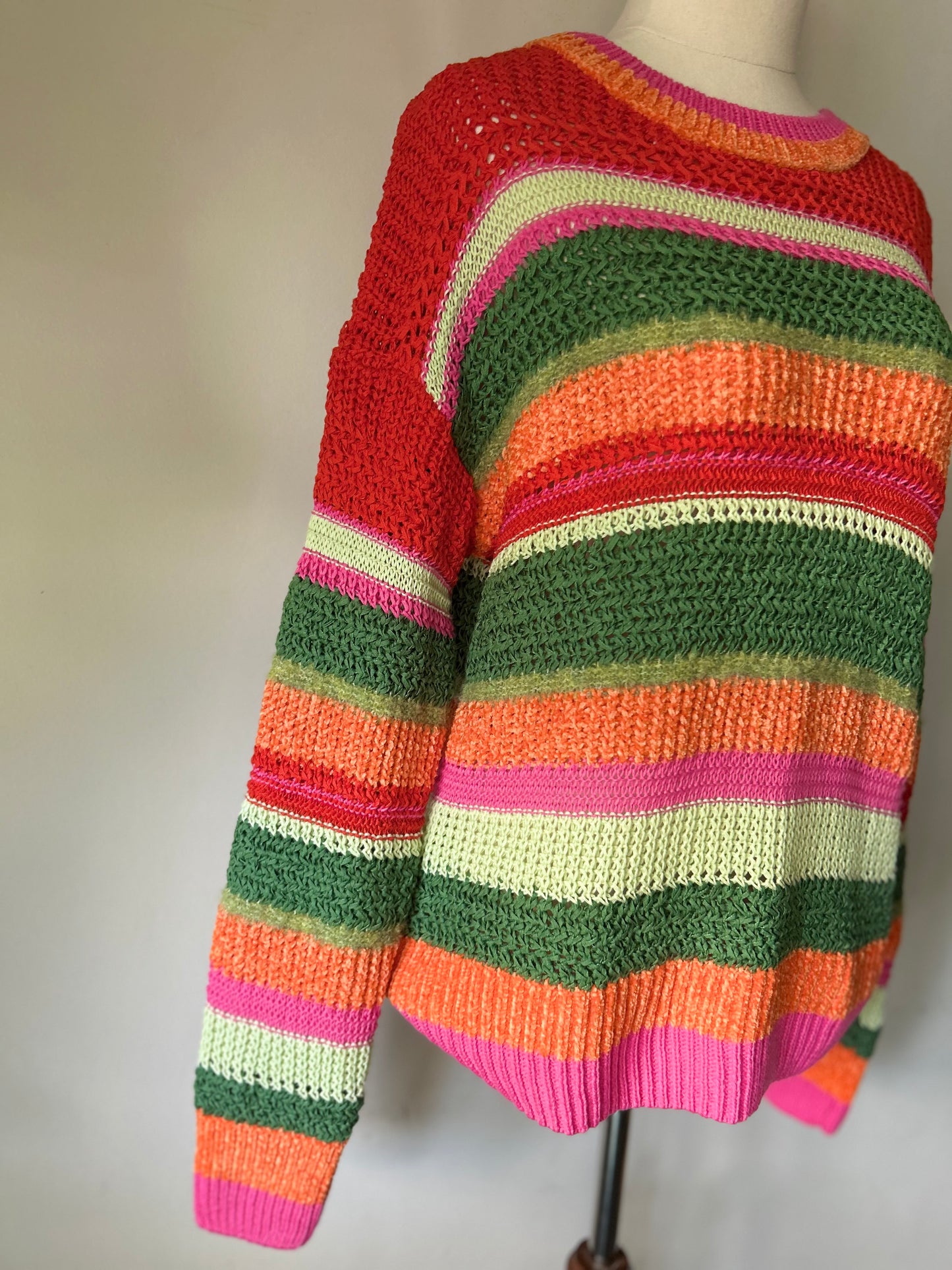 Striped Sweater Size Small  – Multicolor