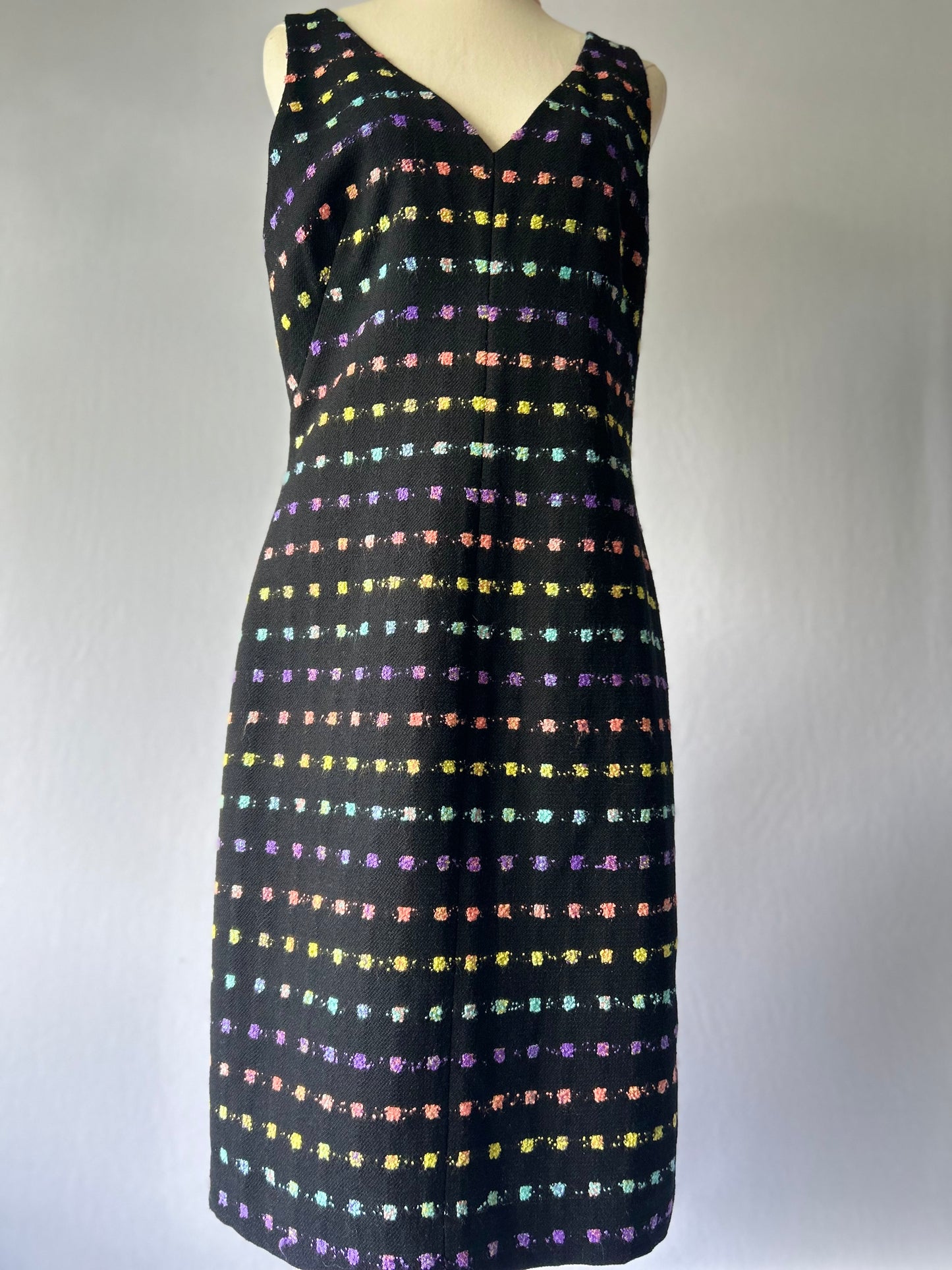 Diane von Furstenberg Rainbow Dot Dress – Size 8