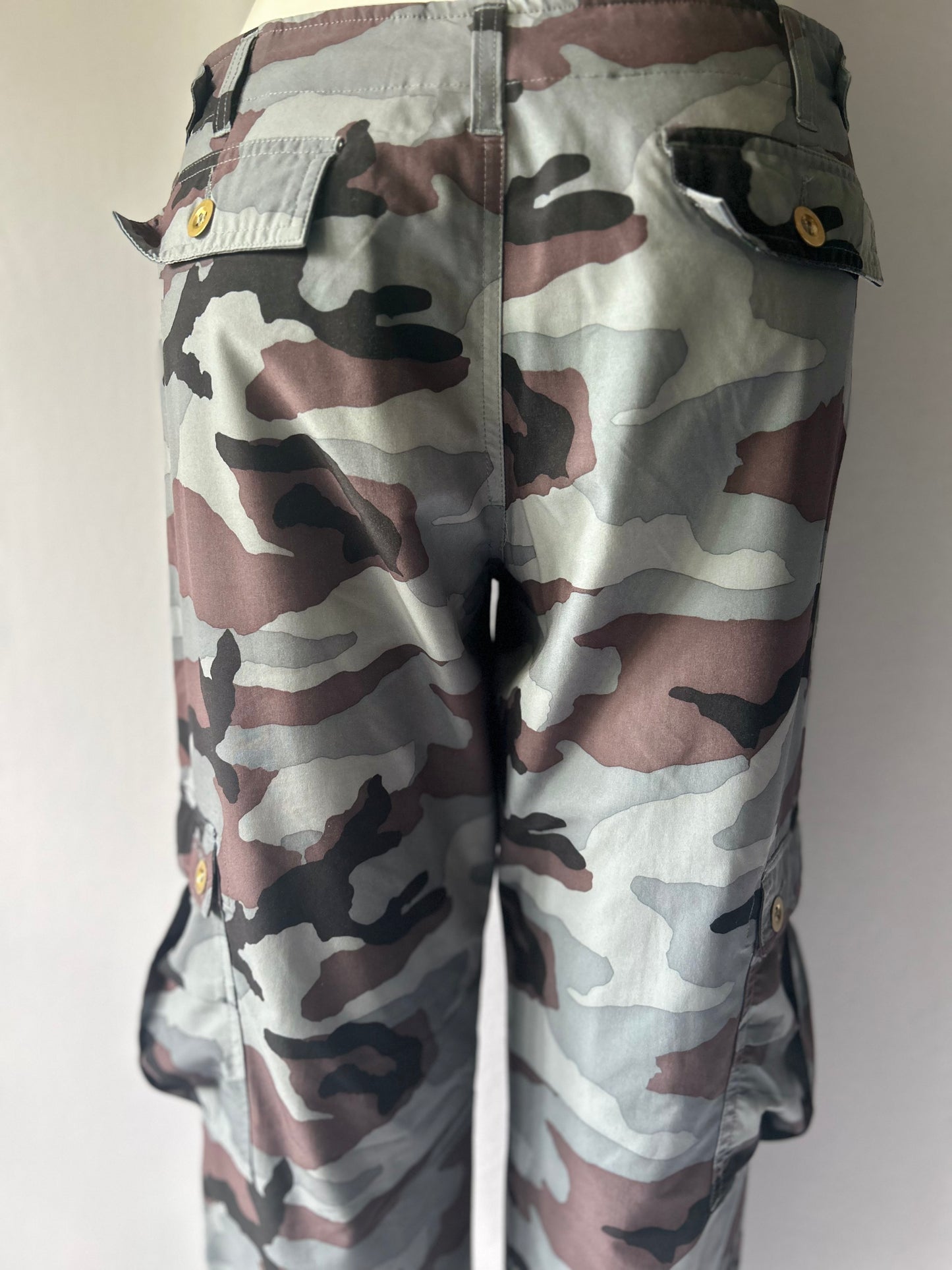 Nike Technical Stretch Camo Cargo Pants - Urban Grey & Earth - Size Medium