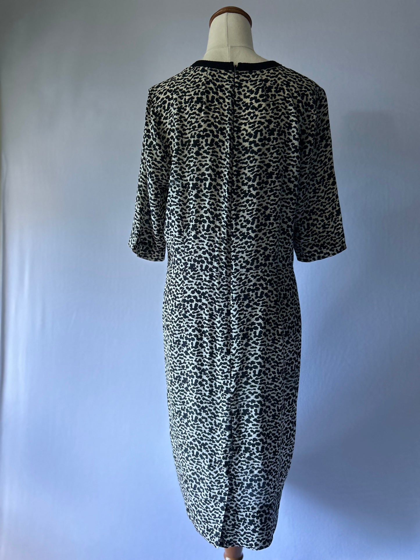 Juliette Hogan Silk Leopard Dress – Size 10