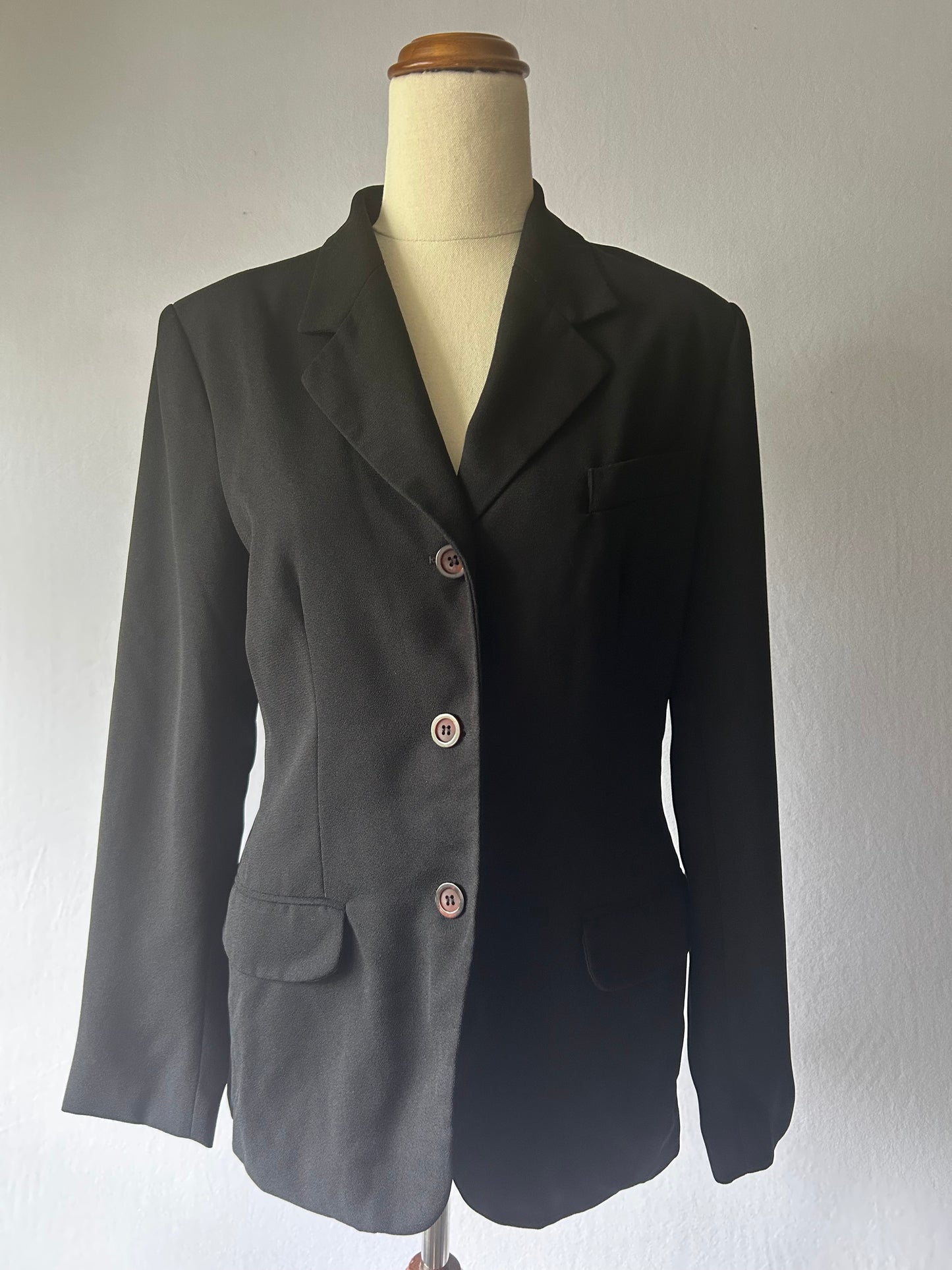 Classic Black Blazer – Size 10