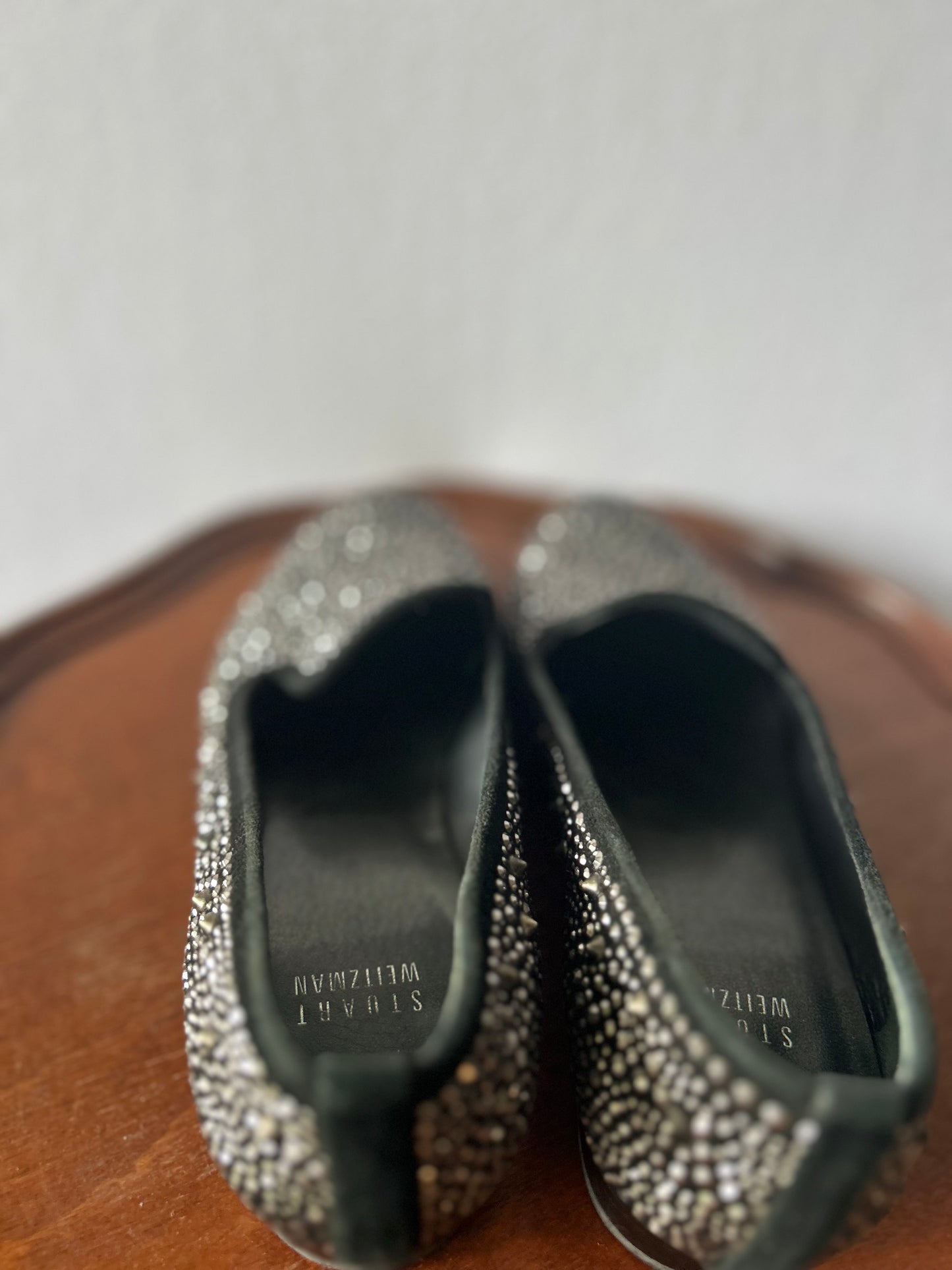 Spanish-Made All-Over Studded Moccasins – Size 36.5