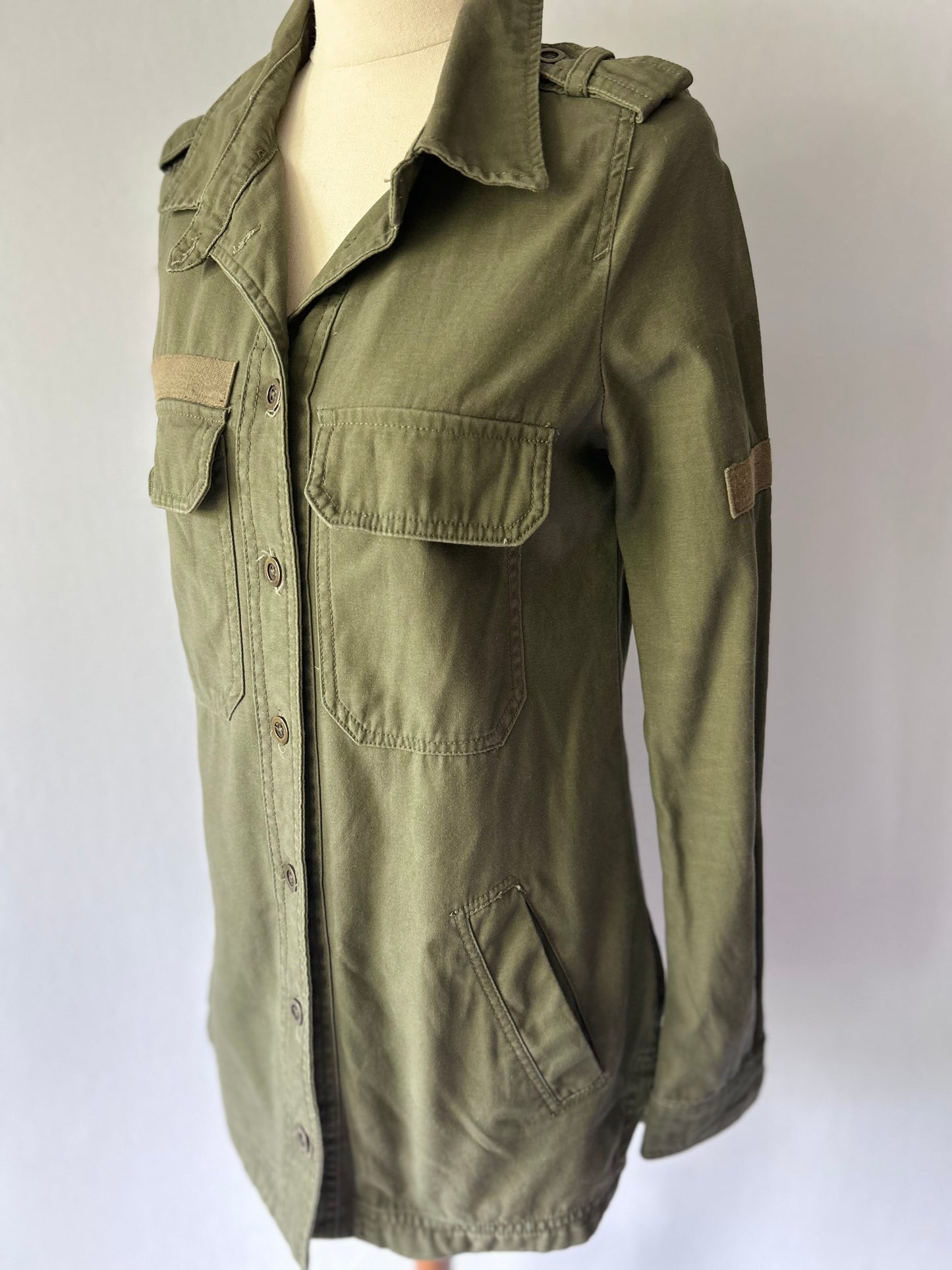 Cotton On Military Style Utility Jacket – Size 8