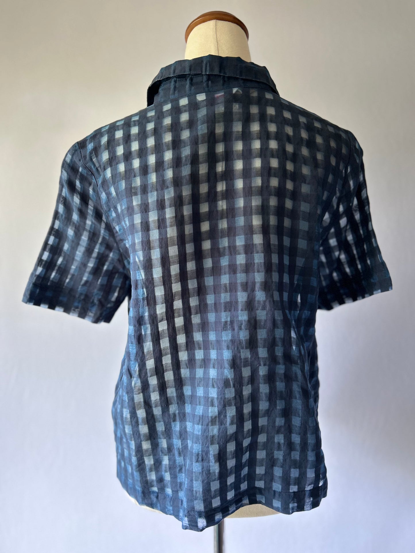 Gorman Navy Check Shirt – Size 8