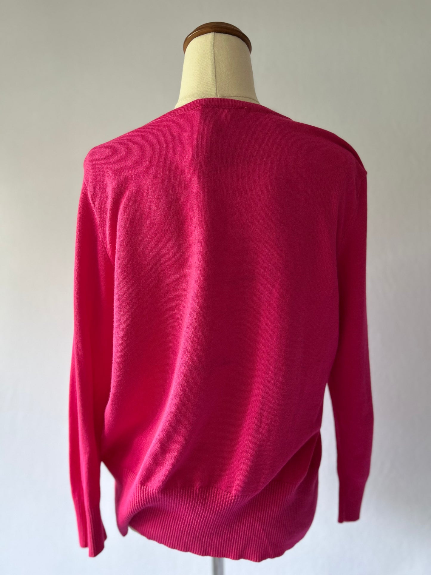 Pink Knit Cardigan – Size L