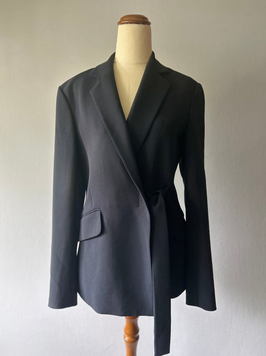 Theory Tailored Tie-Waist Blazer – Size 6