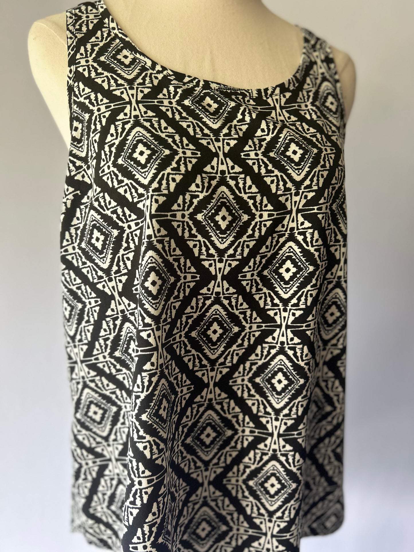 Bohemian Geometric Print Tank Top (UK 12 / EU 40)