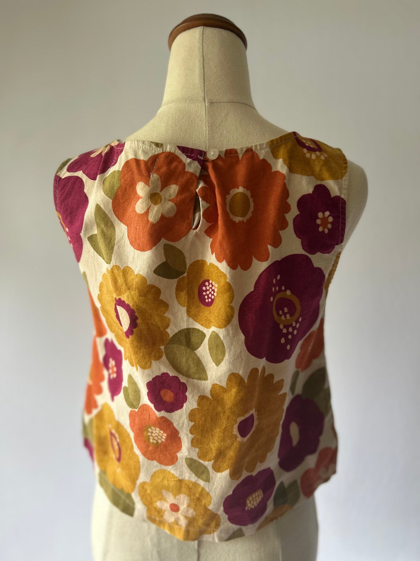 Princess Highway Floral Linen Top – Size 6